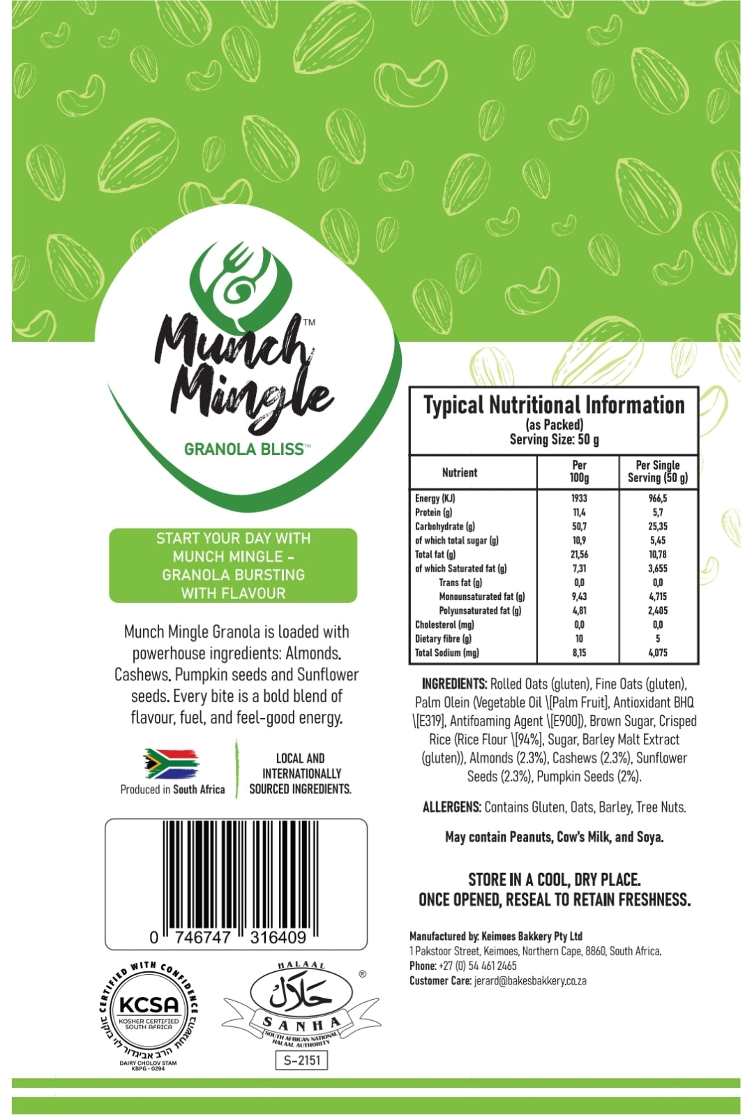 350g Munch Mingle Nutty Delight